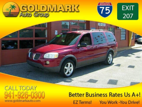 2005 Pontiac Montana SV6 for sale at Goldmark Auto Group in Sarasota FL