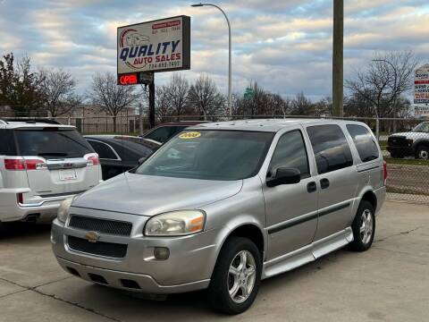 2008 Chevrolet Uplander for sale at QUALITY AUTO SALES in Wayne MI