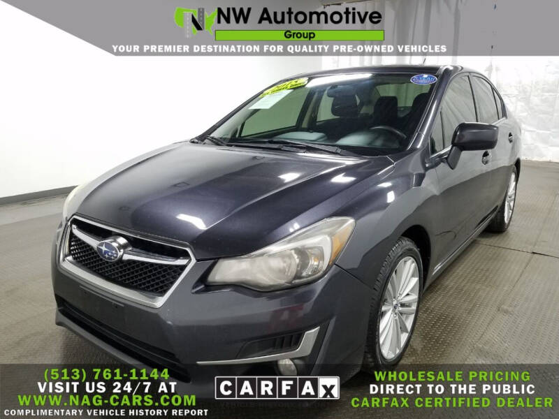 2015 Subaru Impreza for sale at NW Automotive Group in Cincinnati OH