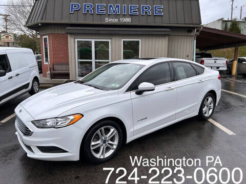 2018 Ford Fusion Hybrid for sale at Premiere Auto Sales in Washington PA