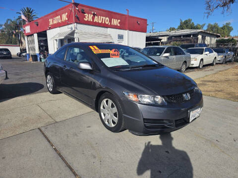 2011 Honda Civic for sale at 3K Auto in Escondido CA