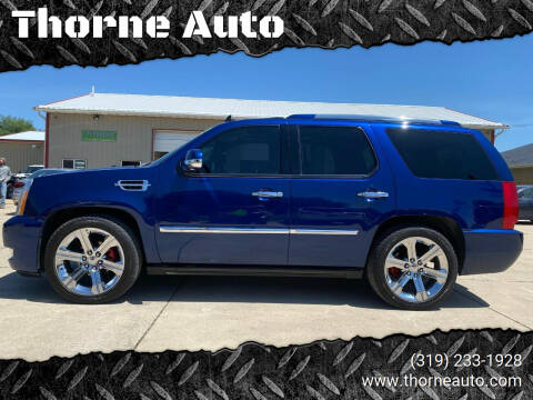 2012 Cadillac Escalade for sale at Thorne Auto in Evansdale IA