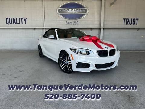 2018 BMW 2 Series for sale at TANQUE VERDE MOTORS in Tucson AZ