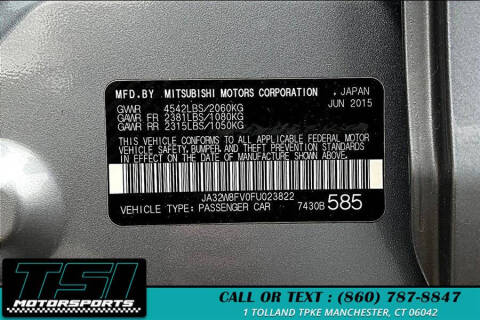 2015 Mitsubishi Lancer Evolution GSR