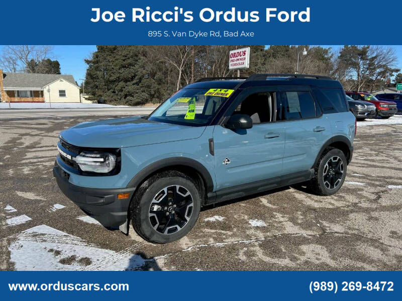 2021 Ford Bronco Sport for sale at Joe Ricci's Ordus Ford in Bad Axe MI