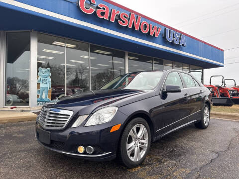 2010 Mercedes-Benz E-Class for sale at CarsNowUsa LLc in Monroe MI