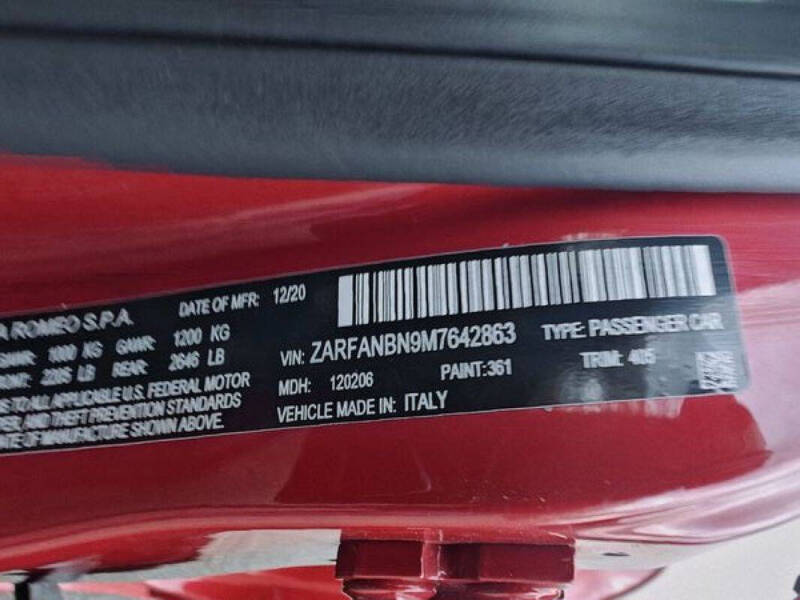 2021 Alfa Romeo Giulia Ti Sport