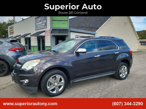 2014 Chevrolet Equinox for sale at Superior Auto in Cortland NY