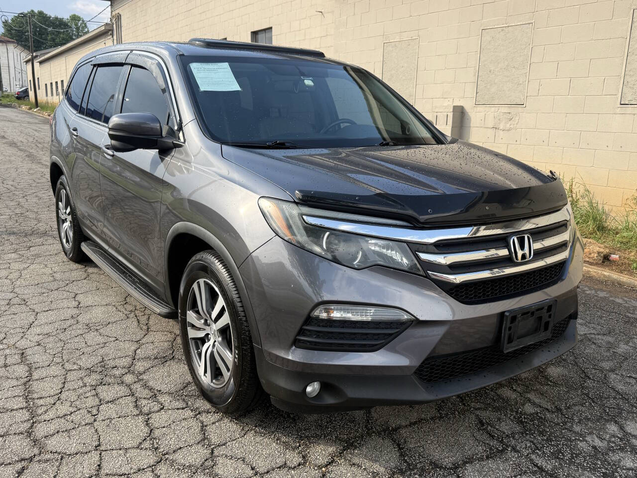 Silver 2016 Honda Pilot EX-L EX-L 4dr SUV 2