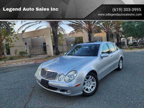 2006 Mercedes-Benz E-Class for sale at Legend Auto Sales Inc in Lemon Grove CA