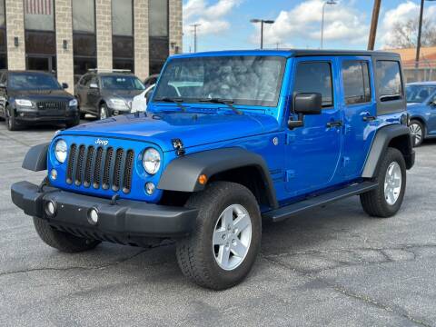 2015 Jeep Wrangler Unlimited for sale at UTAH AUTO EXCHANGE INC in Midvale UT