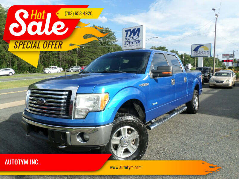 2012 Ford F-150 for sale at AUTOTYM INC. in Fredericksburg VA