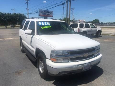 2003 Chevrolet Tahoe for sale at Paul Fulbright Used Cars in Greenville SC