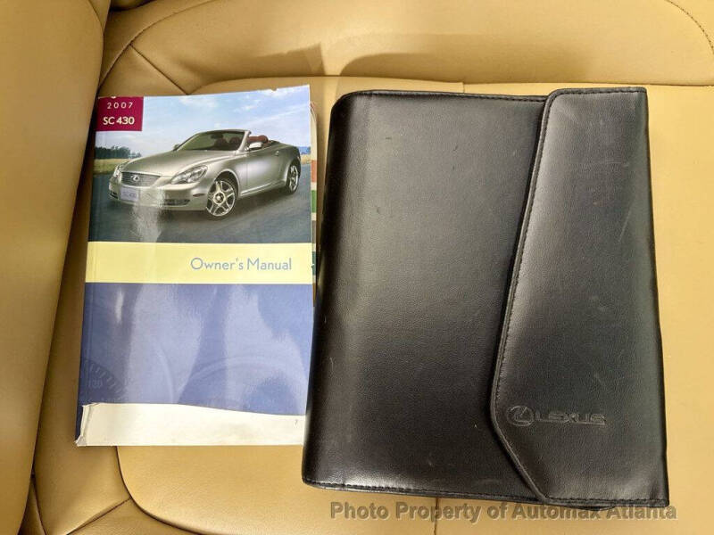 2007 Lexus SC 430
