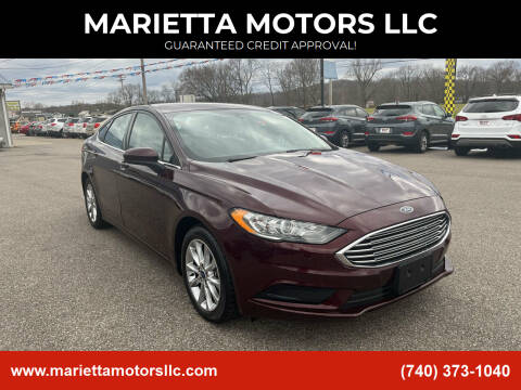 2017 Ford Fusion for sale at MARIETTA MOTORS LLC in Marietta OH