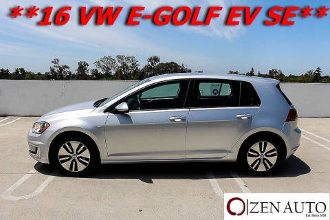 2016 Volkswagen e-Golf SE