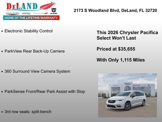 2026 Chrysler Pacifica Select