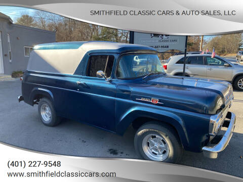 1959 Ford F-100 for sale at Smithfield Classic Cars & Auto Sales, LLC in Smithfield RI
