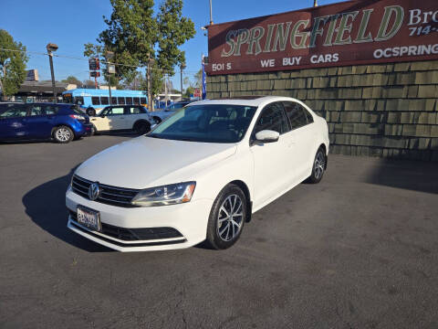 2017 Volkswagen Jetta for sale at SPRINGFIELD BROTHERS LLC in Fullerton CA