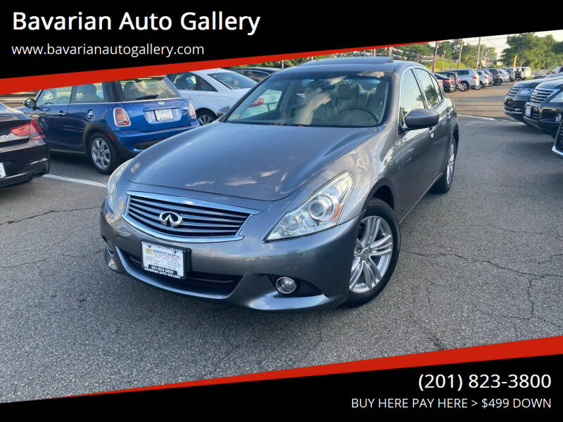 2011 Infiniti G25 Sedan for sale at Bavarian Auto Gallery in Bayonne NJ
