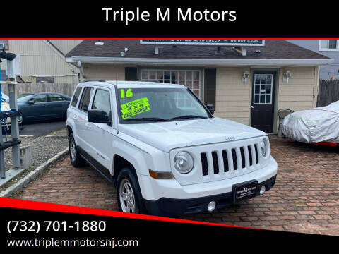 2016 Jeep Patriot for sale at Triple M Motors in Point Pleasant NJ