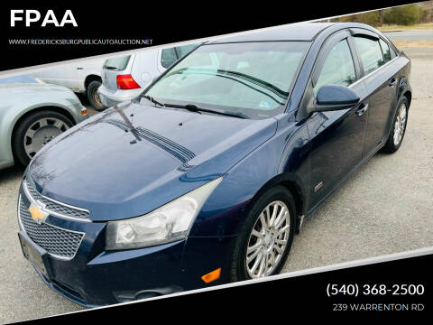 2011 Chevrolet Cruze for sale at FPAA in Fredericksburg VA