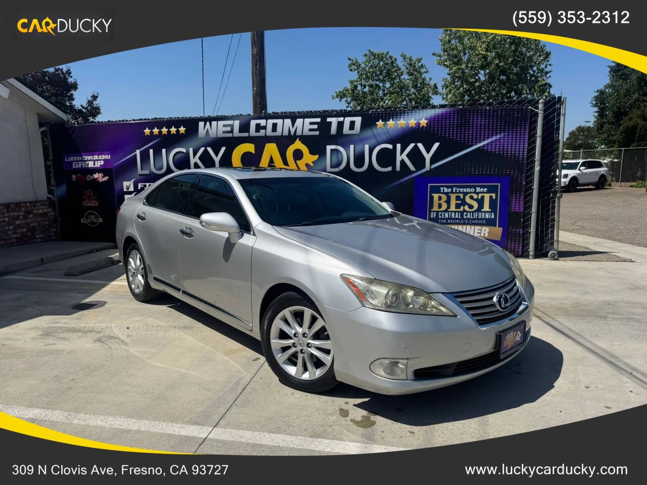 Silver 2011 Lexus ES 350 Base 4dr Sedan 1
