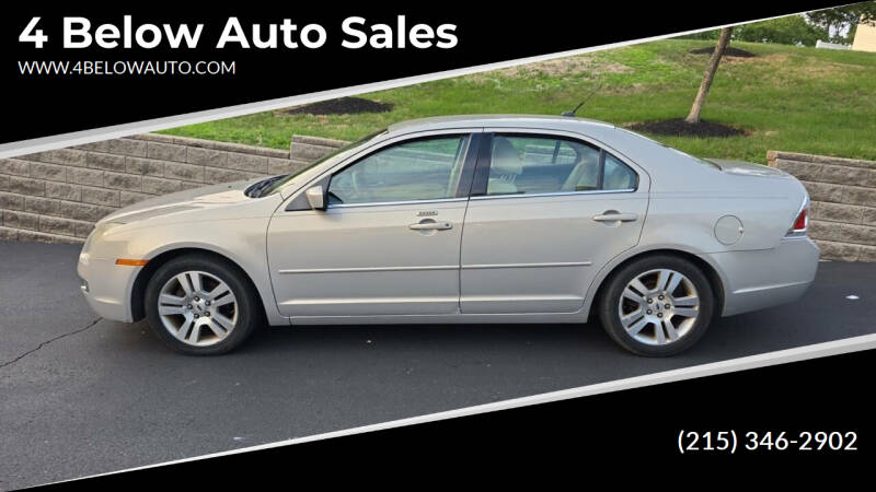 2009 Ford Fusion for sale at 4 Below Auto Sales in Willow Grove PA