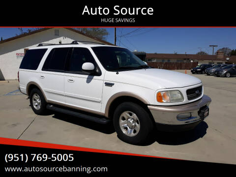1997 Ford Expedition for sale at Auto Source in Banning CA