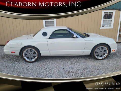 2003 Ford Thunderbird for sale at Claborn Motors, INC in Cambridge City IN