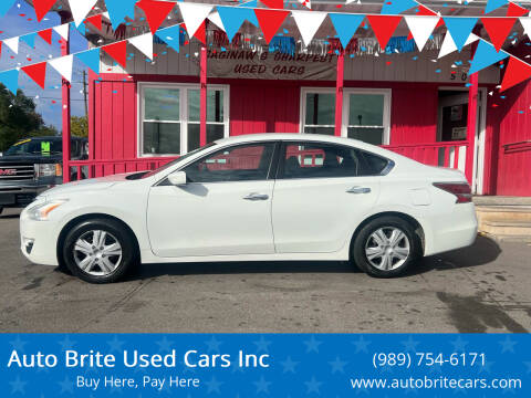 2015 Nissan Altima for sale at Auto Brite Used Cars Inc in Saginaw MI