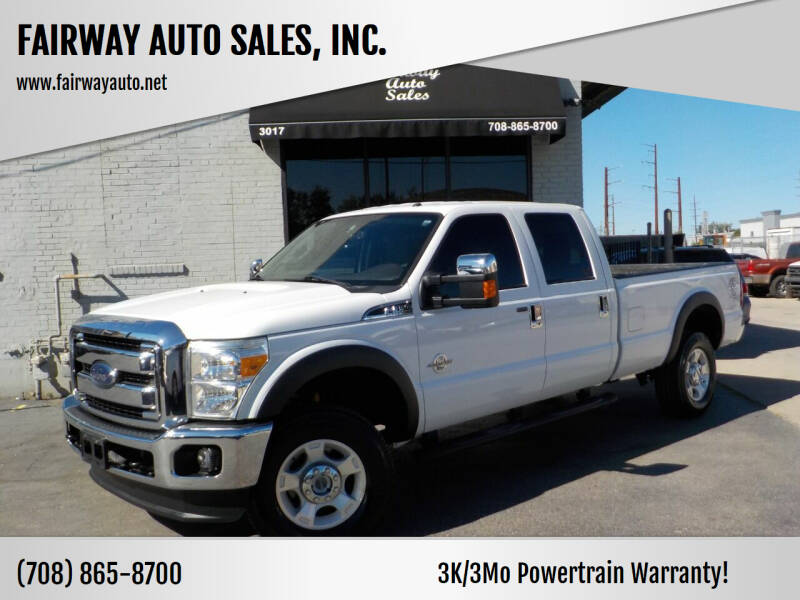 2016 Ford F-350 Super Duty for sale at FAIRWAY AUTO SALES, INC. in Melrose Park IL