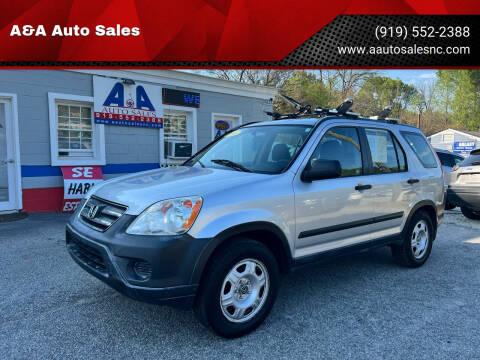 2006 Honda CR-V for sale at A&A Auto Sales in Fuquay Varina NC