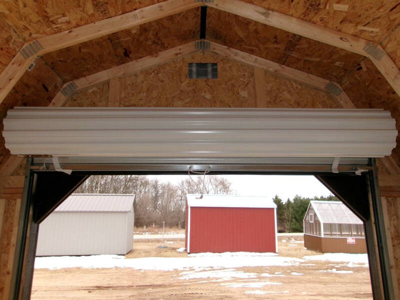 10 x 20 lofted barn w/garage pkg
