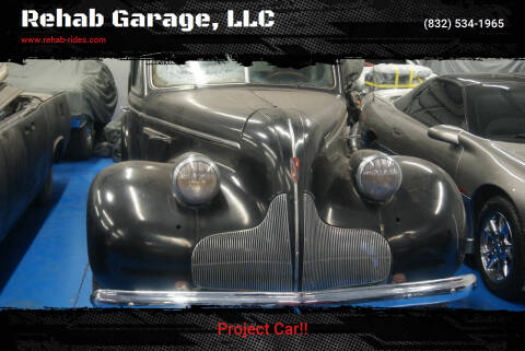 1939 Buick Century 66S for sale at Rehab Garage, LLC in Tomball TX