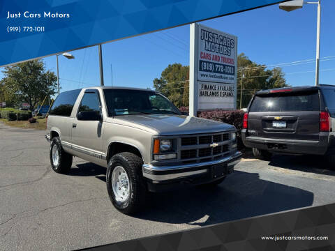 1999 Chevrolet Tahoe for sale at Just Cars Motors in Raleigh NC