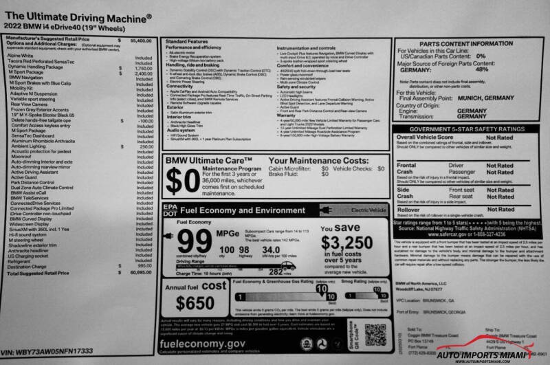 2022 BMW i4 eDrive40 Gran Coupe