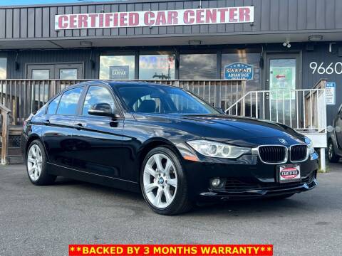 2014 BMW 3 Series for sale at CERTIFIED CAR CENTER in Fairfax VA
