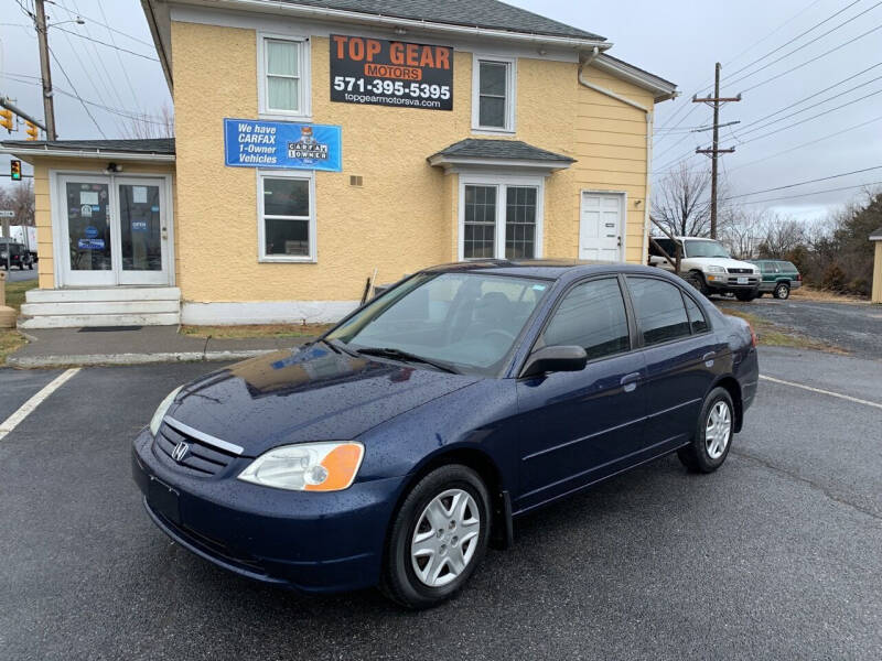 2003 Honda Civic for sale at Top Gear Motors in Winchester VA