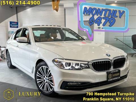 2018 BMW 5 Series for sale at LUXURY MOTOR CLUB in Franklin Square NY