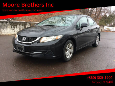 2013 Honda Civic for sale at Moore Brothers Inc in Portland CT