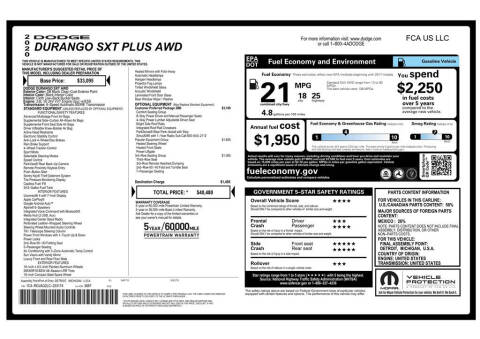 2020 Dodge Durango SXT Plus