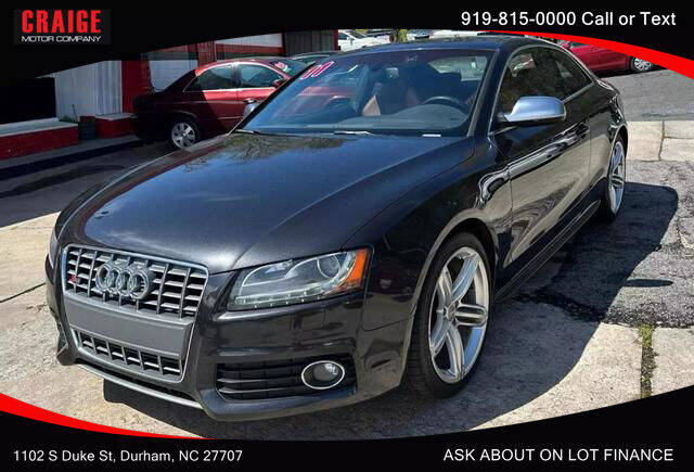 2011 Audi S5 for sale at CRAIGE MOTOR CO in Durham NC