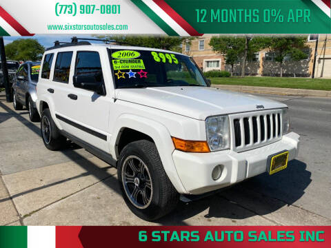 2006 Jeep Commander for sale at 6 STARS AUTO SALES INC in Chicago IL