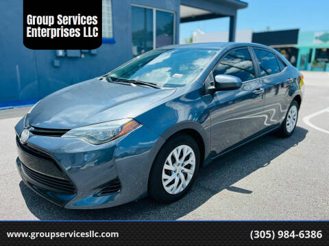 2017 Toyota Corolla for sale at Group Services Enterprises LLC in Tampa FL