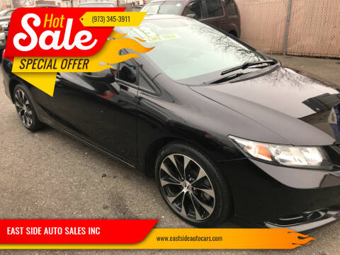 2013 Honda Civic for sale at EAST SIDE AUTO SALES INC in Paterson NJ
