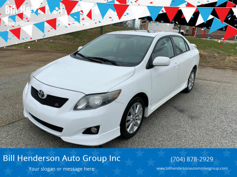 2010 Toyota Corolla for sale at Bill Henderson Auto Group Inc in Statesville NC