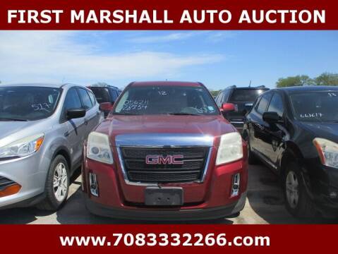 2012 GMC Terrain for sale at First Marshall Auto Auction in Harvey IL