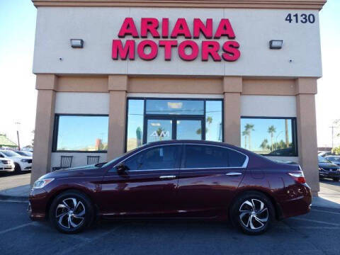 2016 Honda Accord for sale at Ariana Motors in Las Vegas NV