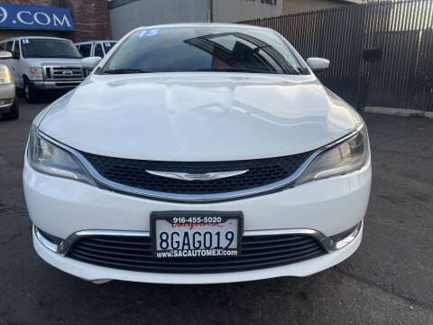 2015 Chrysler 200 for sale at WILSON MOTORS in Stockton CA